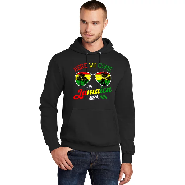 Family Vacation Vacay Girl Trip Jamaica Here We Come 2024 Hoodie