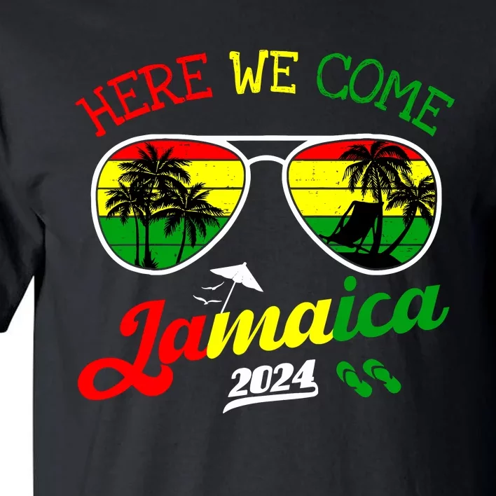 Family Vacation Vacay Girl Trip Jamaica Here We Come 2024 Tall T-Shirt