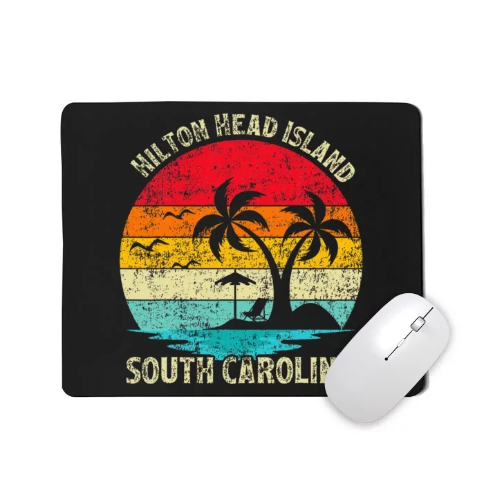 Family Vacation Vintage South Carolina Hilton Head Island Mousepad