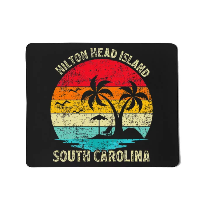 Family Vacation Vintage South Carolina Hilton Head Island Mousepad