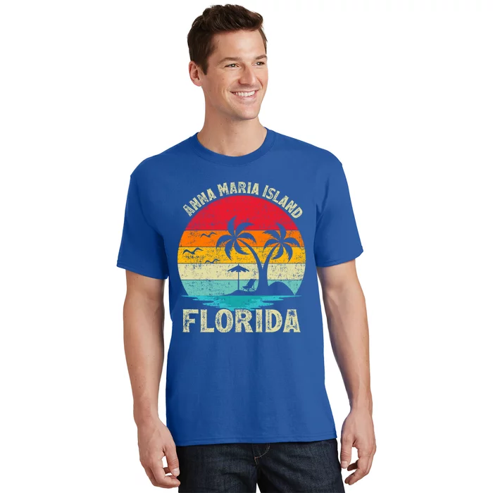 Family Vacation Vintage Retro Florida Anna Maria Island Gift T-Shirt