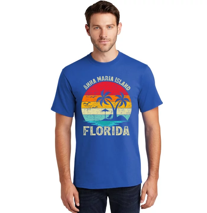 Family Vacation Vintage Retro Florida Anna Maria Island Gift Tall T-Shirt