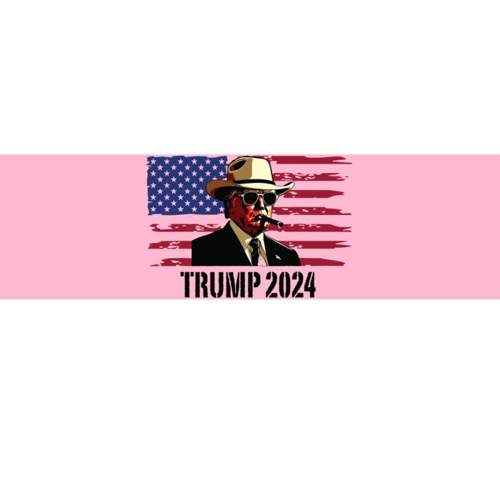 Funny Vintage Western Trump Cowboy Trump Daddy Bumper Sticker