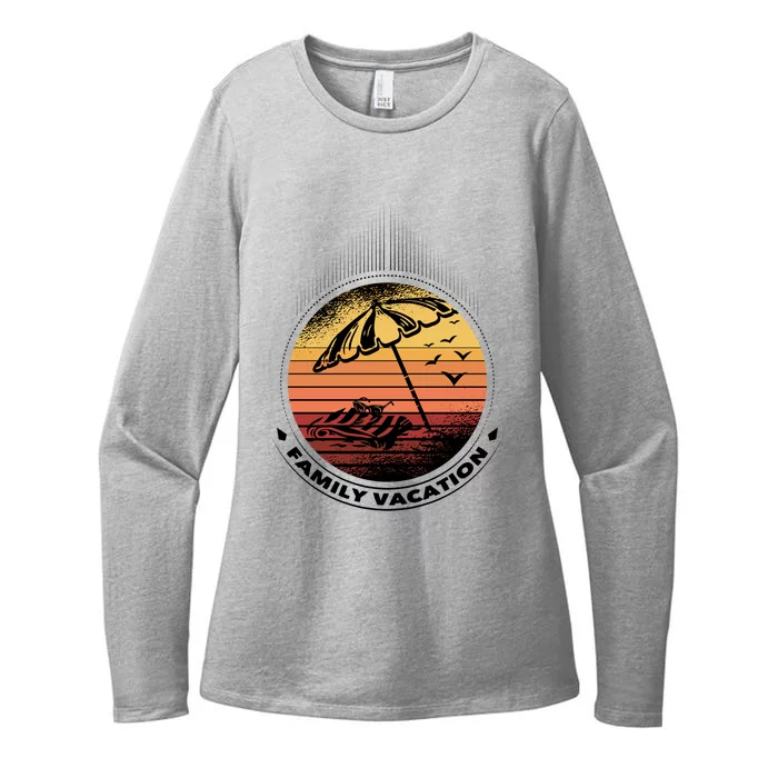 Family Vacation With Summer Vacation And Family Trip Great Gift Womens CVC Long Sleeve Shirt