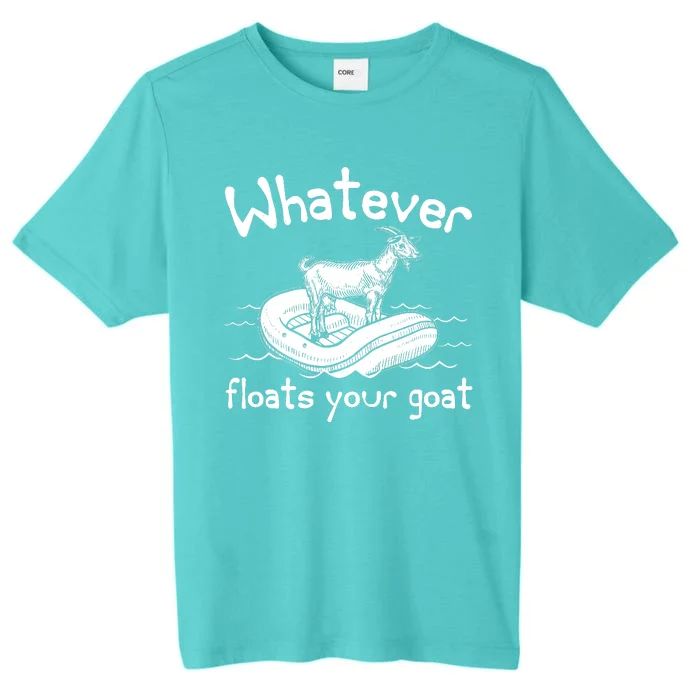 Funny Vintage Whatever Floats Your Goat ChromaSoft Performance T-Shirt