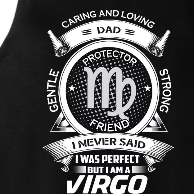 Funny Virgo Zodiac Dad Gift Ladies Tri-Blend Wicking Tank