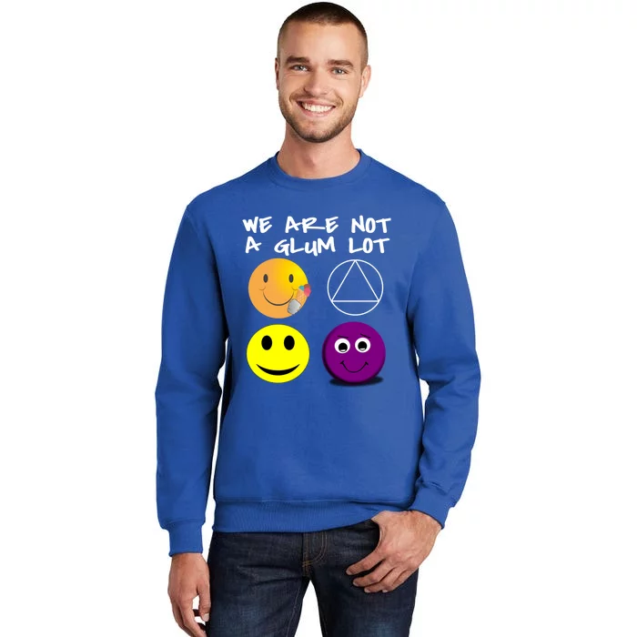 Funny We Are Not A Glum Lot Alcoholics Anonymous Recovery Cool Gift Sweatshirt