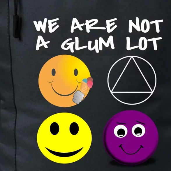 Funny We Are Not A Glum Lot Alcoholics Anonymous Recovery Cool Gift Daily Commute Backpack