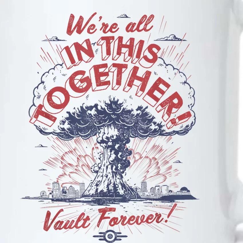 Fallout WeRe All In This Together Black Color Changing Mug