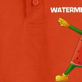 Funny Watermelon Art For Dad Father Melon Fruit Plant Lovers Gift Dry Zone Grid Performance Polo