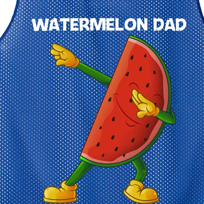 Funny Watermelon Art For Dad Father Melon Fruit Plant Lovers Gift Mesh Reversible Basketball Jersey Tank