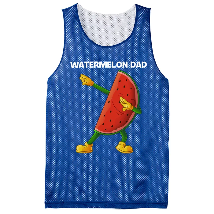 Funny Watermelon Art For Dad Father Melon Fruit Plant Lovers Gift Mesh Reversible Basketball Jersey Tank