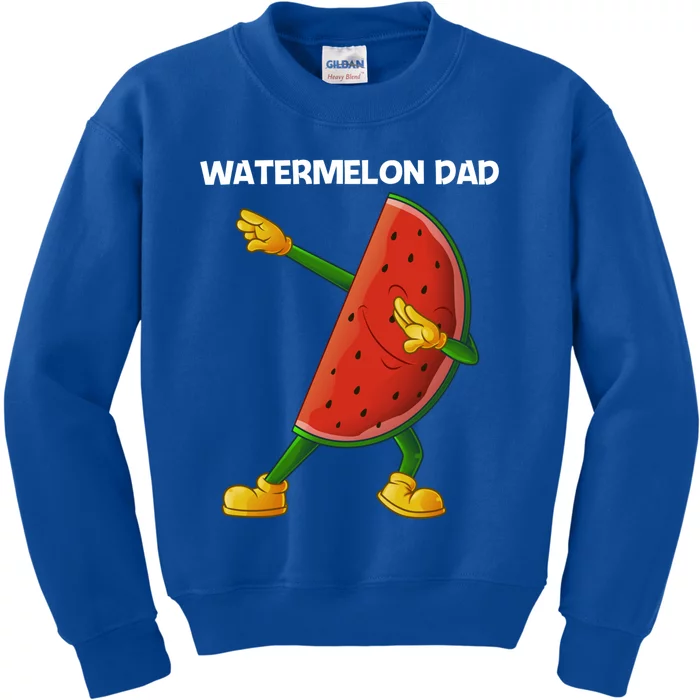 Funny Watermelon Art For Dad Father Melon Fruit Plant Lovers Gift Kids Sweatshirt