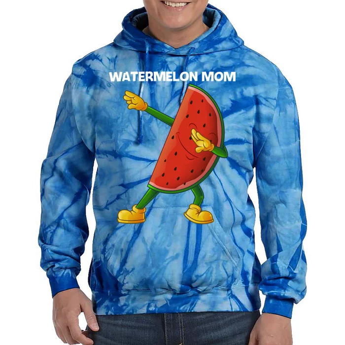 Funny Watermelon Art For Mom Mother Melon Fruit Plant Lovers Meaningful Gift Tie Dye Hoodie