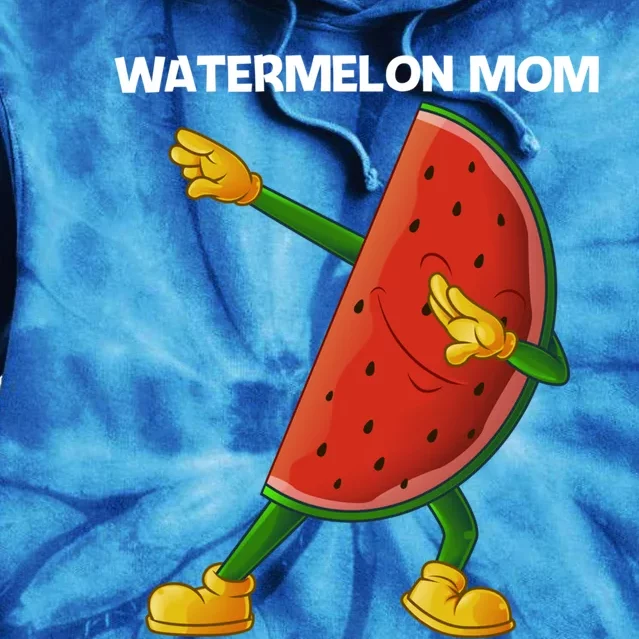 Funny Watermelon Art For Mom Mother Melon Fruit Plant Lovers Meaningful Gift Tie Dye Hoodie