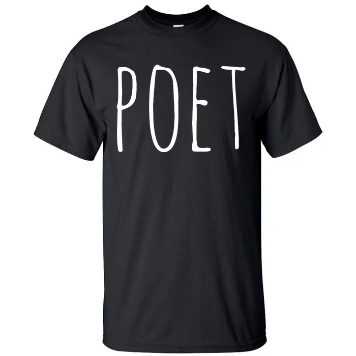 Funny Writers Authors Poetry Tall T-Shirt