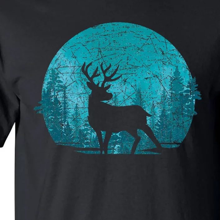 Forest Wildlife Animal Lover Deer Outdoors Trees Nature Tall T-Shirt