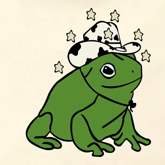 Frog With A Cowboy Hat Zip Tote Bag