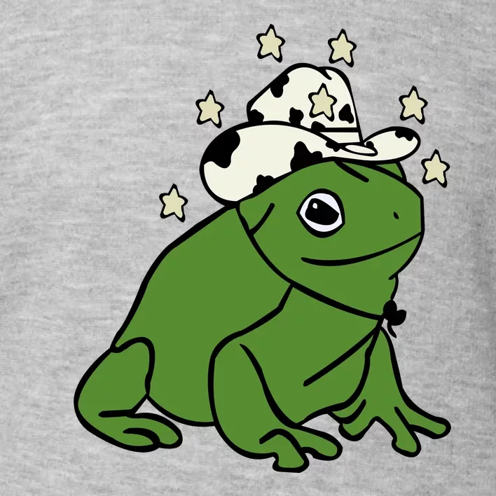 Frog With A Cowboy Hat Toddler Sweatshirt