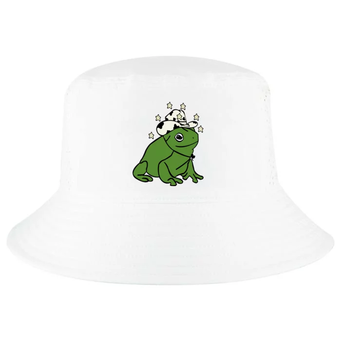 Frog With A Cowboy Hat Cool Comfort Performance Bucket Hat