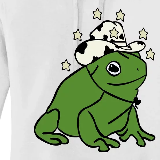 Frog With A Cowboy Hat Women's Pullover Hoodie