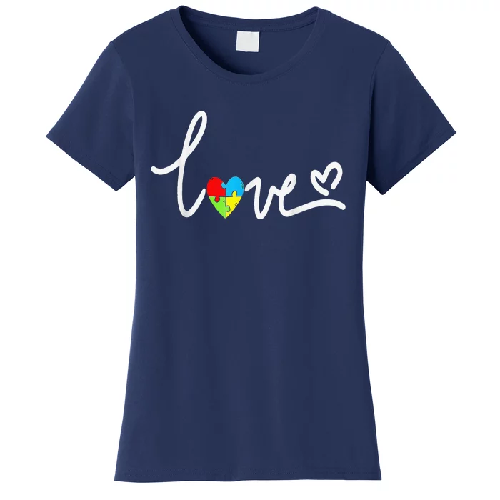 For Women Autism Awareness Tee Plus Size Women's T-Shirt