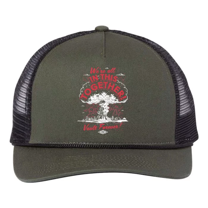 Were All In This Together Vault Forever Retro Rope Trucker Hat Cap