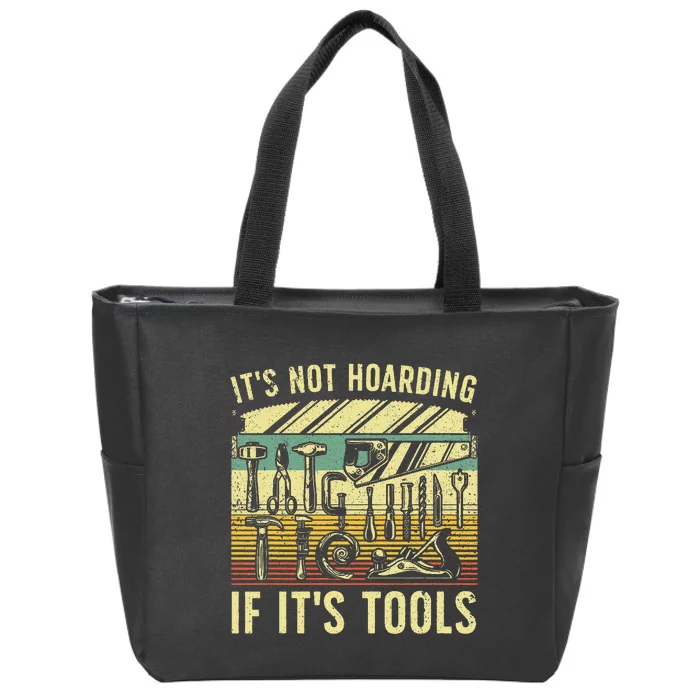 Funny Woodworker Art For Men Carpenter Wood Working Tools Zip Tote Bag