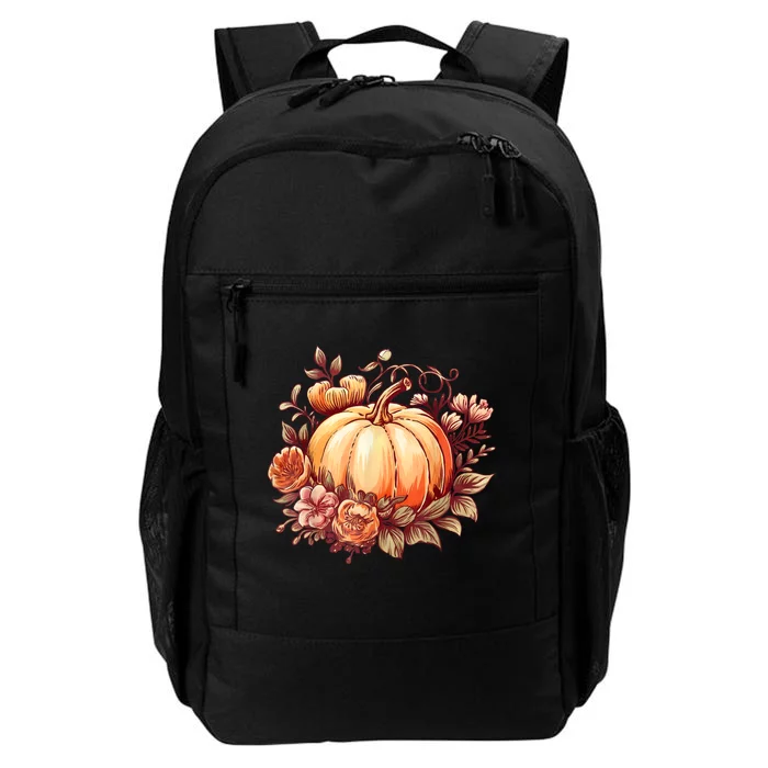 Fall Women Autumn Pumpkin Graphic Vintage Thanksgiving Daily Commute Backpack