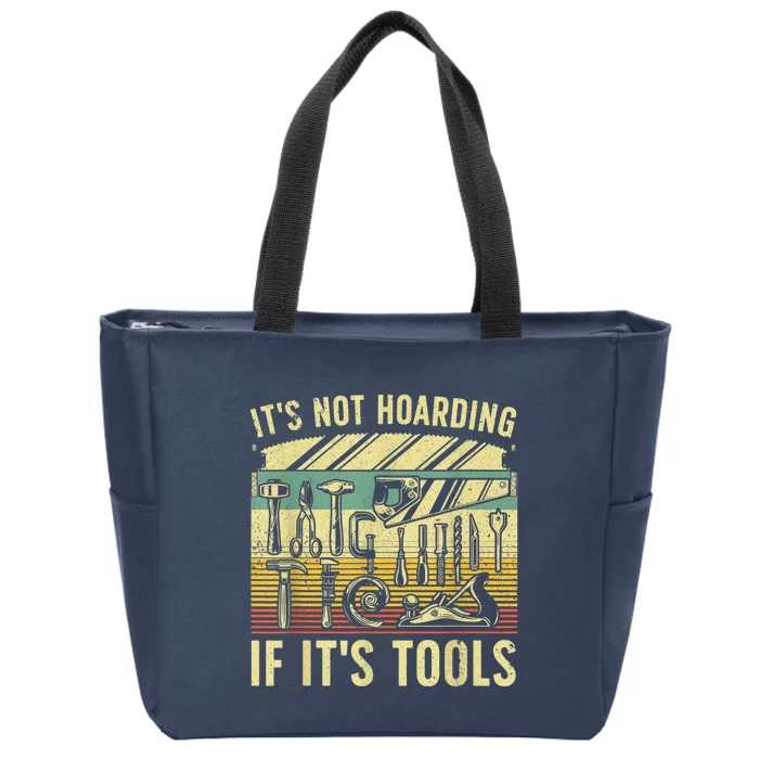 Funny Woodworker Art For Carpenter Wood Working Tools Zip Tote Bag