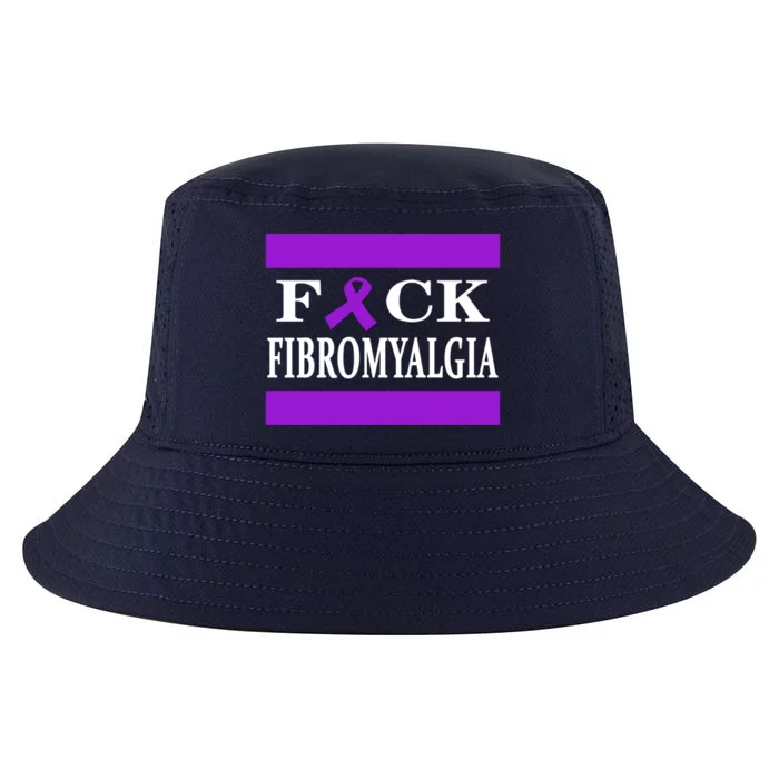 Fibromyalgia Warrior Awareness Purple Ribbon Gift Meaningful Gift Cool Comfort Performance Bucket Hat