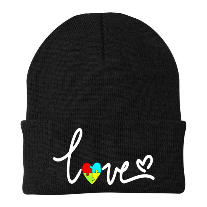 For Women Autism Awareness Plus Size Knit Cap Winter Beanie