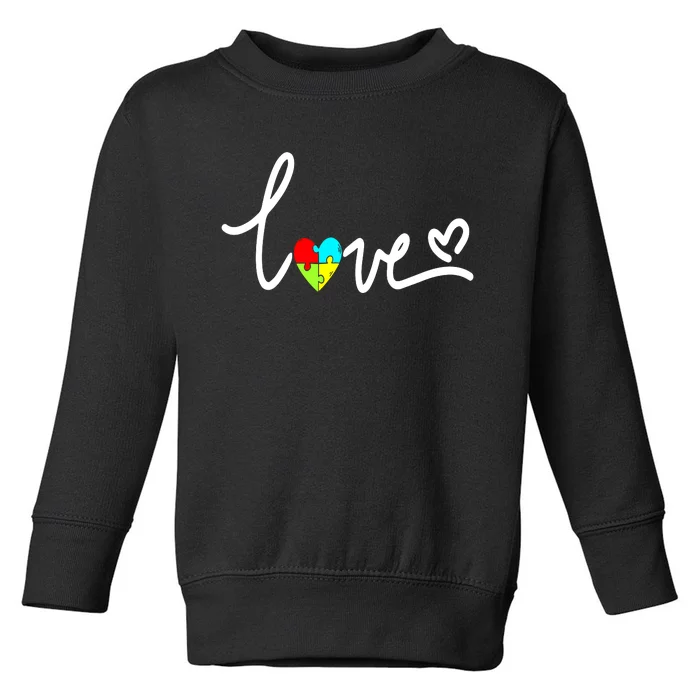 For Women Autism Awareness Plus Size Toddler Sweatshirt