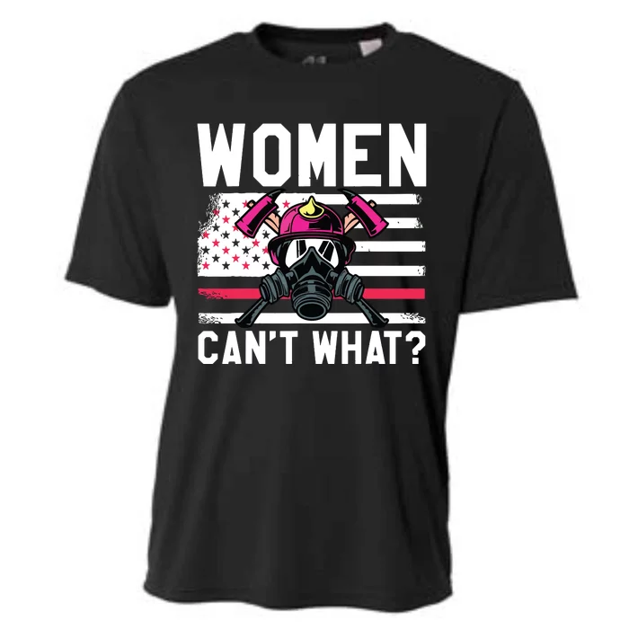 Firefighter Womens Apparel Women Cant What Firefighter Cooling Performance Crew T-Shirt