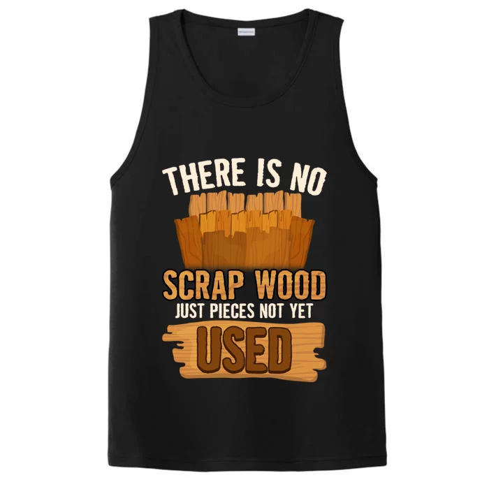 Funny Woodworking And Carpenter Humor And Silly Woodworker Gift Performance Tank