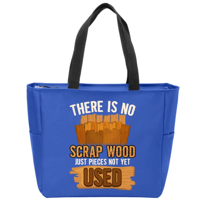 Funny Woodworking And Carpenter Humor And Silly Woodworker Gift Zip Tote Bag