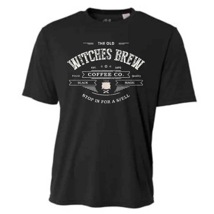 Funny Witches Brew Wiccan Coffee Co Black Magic Company Cooling Performance Crew T-Shirt