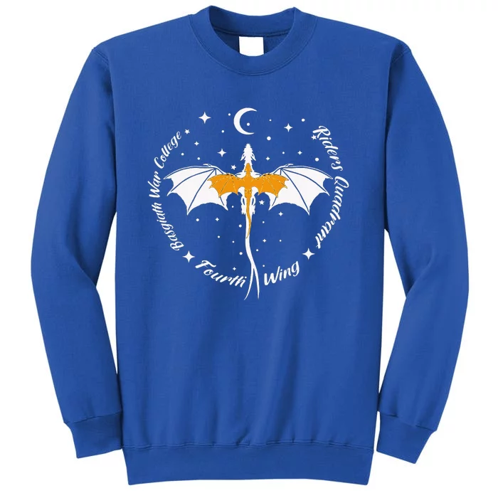 Fourth Wing Basgiath Fantasy Book Romantasy Dragons Yarros Tall Sweatshirt