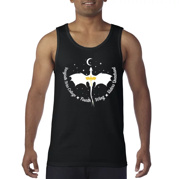 Fourth Wing Basgiath Fantasy Romantasy Dragons Yarros Tank Top