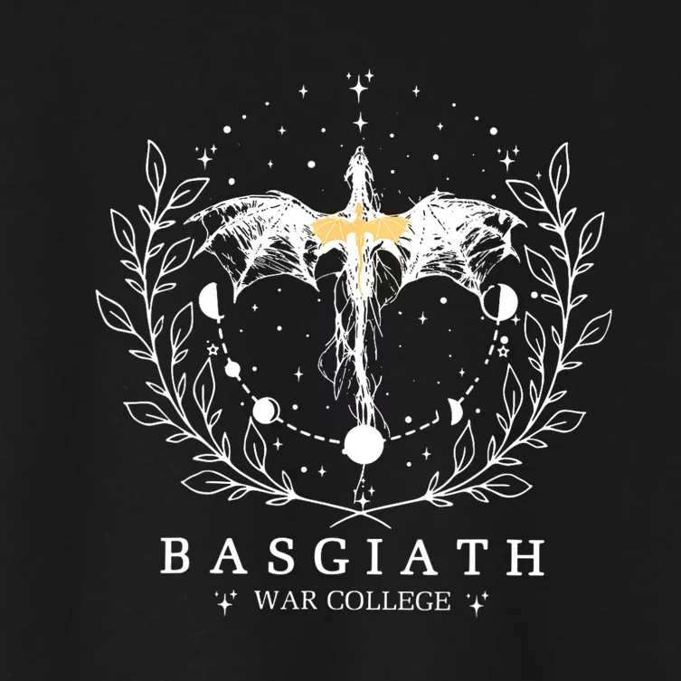 Fourth Wing Basgiath War College Bookish Women's Crop Top Tee