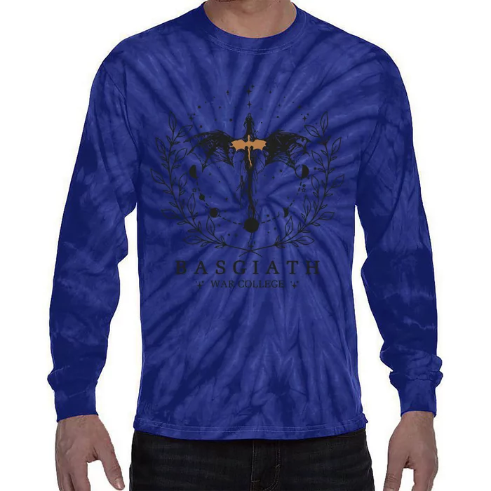 Fourth Wing Basgiath War College Dragon Rider Violet Sorrengail Tie-Dye Long Sleeve Shirt