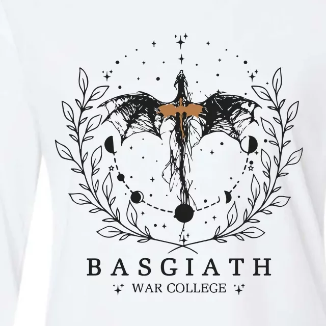 Fourth Wing Basgiath War College Dragon Rider Violet Sorrengail Womens Cotton Relaxed Long Sleeve T-Shirt