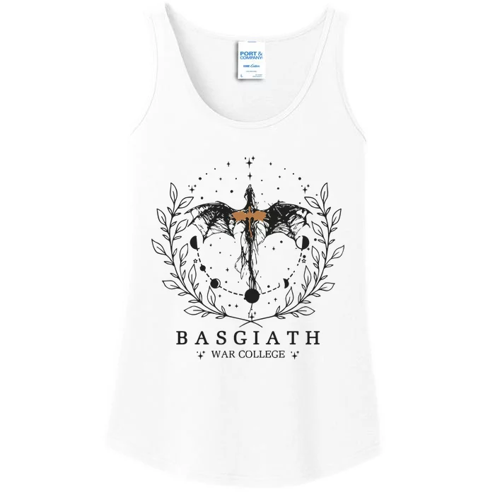 Fourth Wing Basgiath War College Dragon Rider Violet Sorrengail Ladies Essential Tank