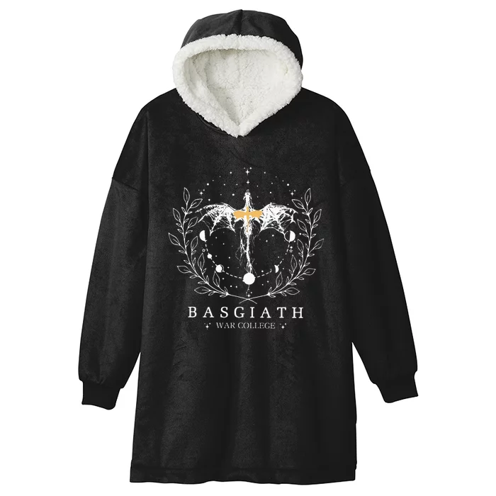 Fourth Wing Basgiath War College Bookish Hooded Wearable Blanket