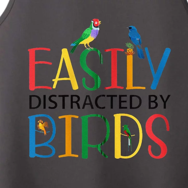 Funny Wild Bird Lover Birding Birdwatching Design Performance Tank