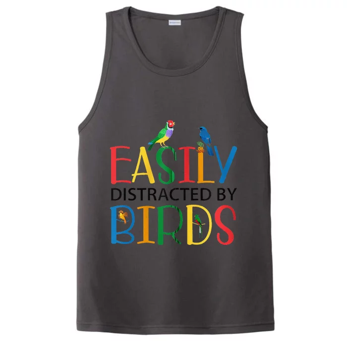 Funny Wild Bird Lover Birding Birdwatching Design Performance Tank