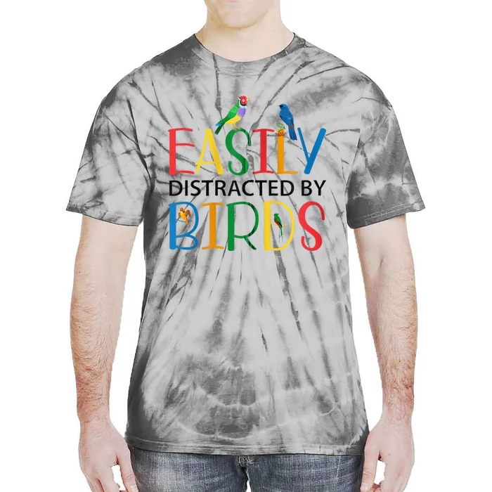 Funny Wild Bird Lover Birding Birdwatching Design Tie-Dye T-Shirt