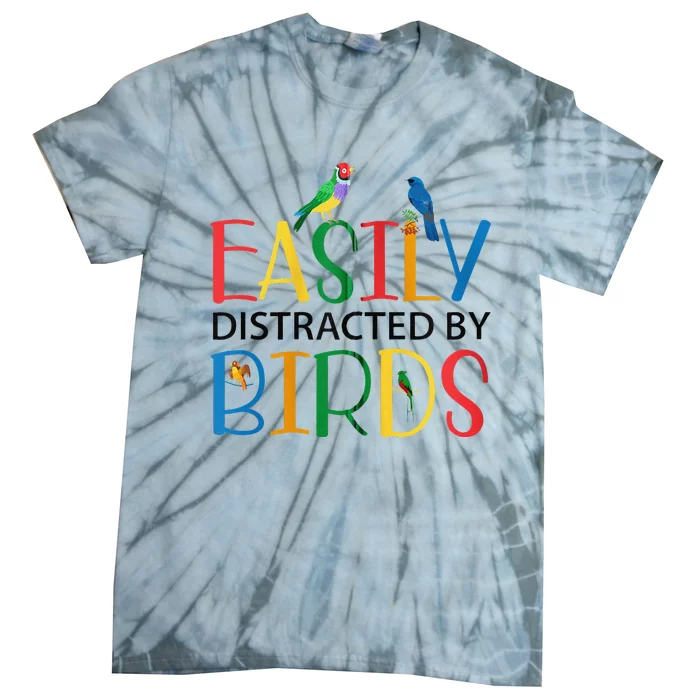 Funny Wild Bird Lover Birding Birdwatching Design Tie-Dye T-Shirt