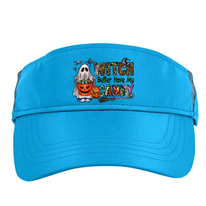 Funny Witch Better Have My Candy Halloween Adult Drive Performance Visor