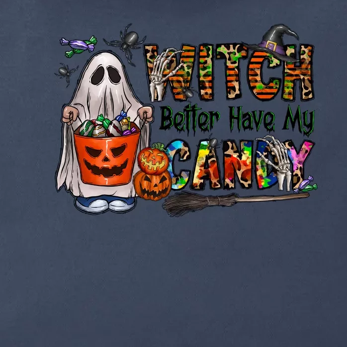 Funny Witch Better Have My Candy Halloween Zip Tote Bag